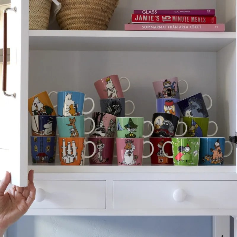 Hrnček Moomin Love 0,3l, ružový / 30. výročie, darčekový box