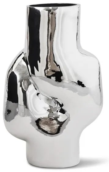 HK living Skleněná váza Gleam Chrome 3,5 l