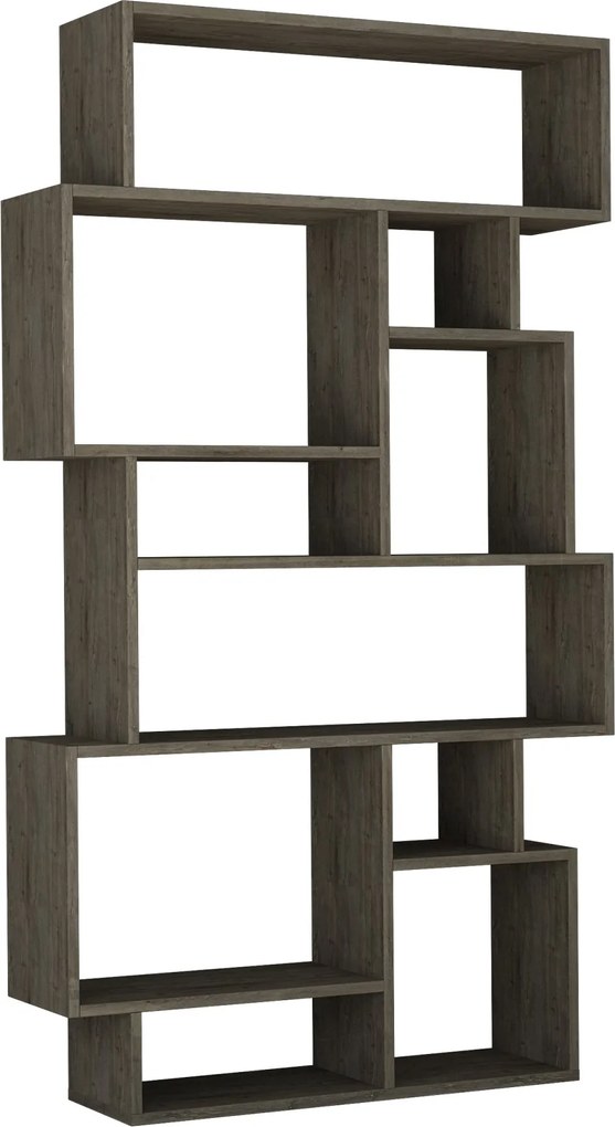 Knižnica Houseland KARMATO tmavá káva