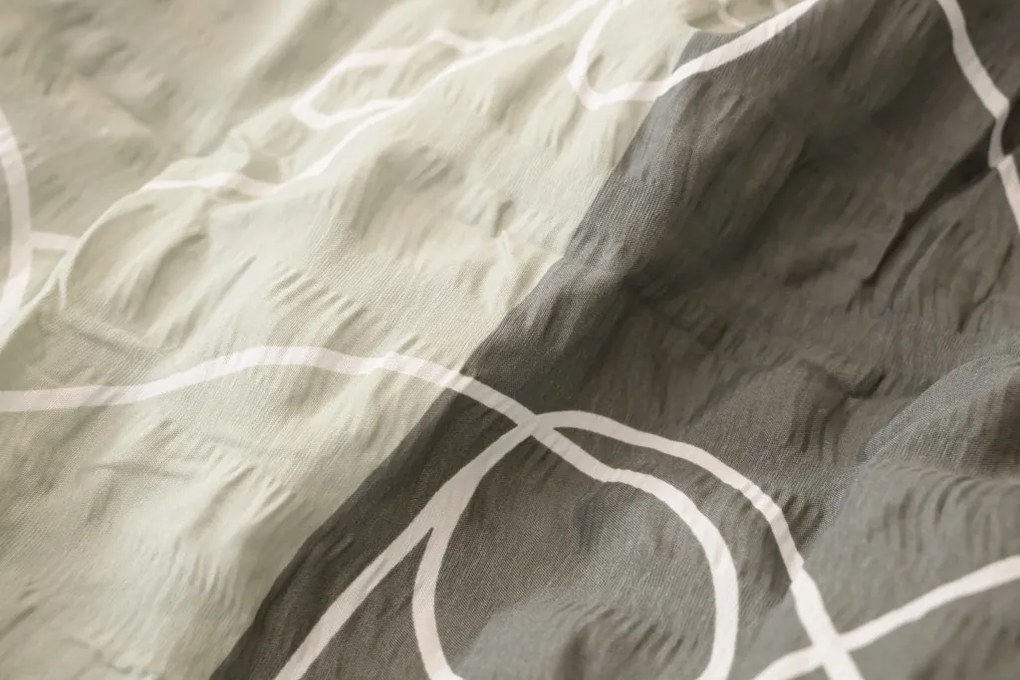 Krepové obliečky KASPARO BLEND sivé hotelová kapsa Rozmer obliečky: 70 x 90 cm | 140 x 200 cm