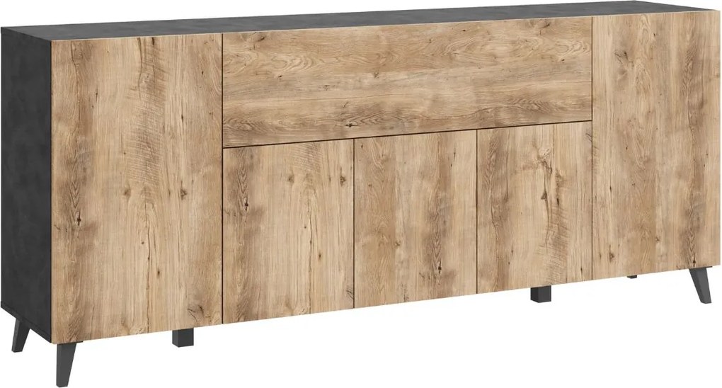 Komoda 180 cm Phuket, matera / gaštan