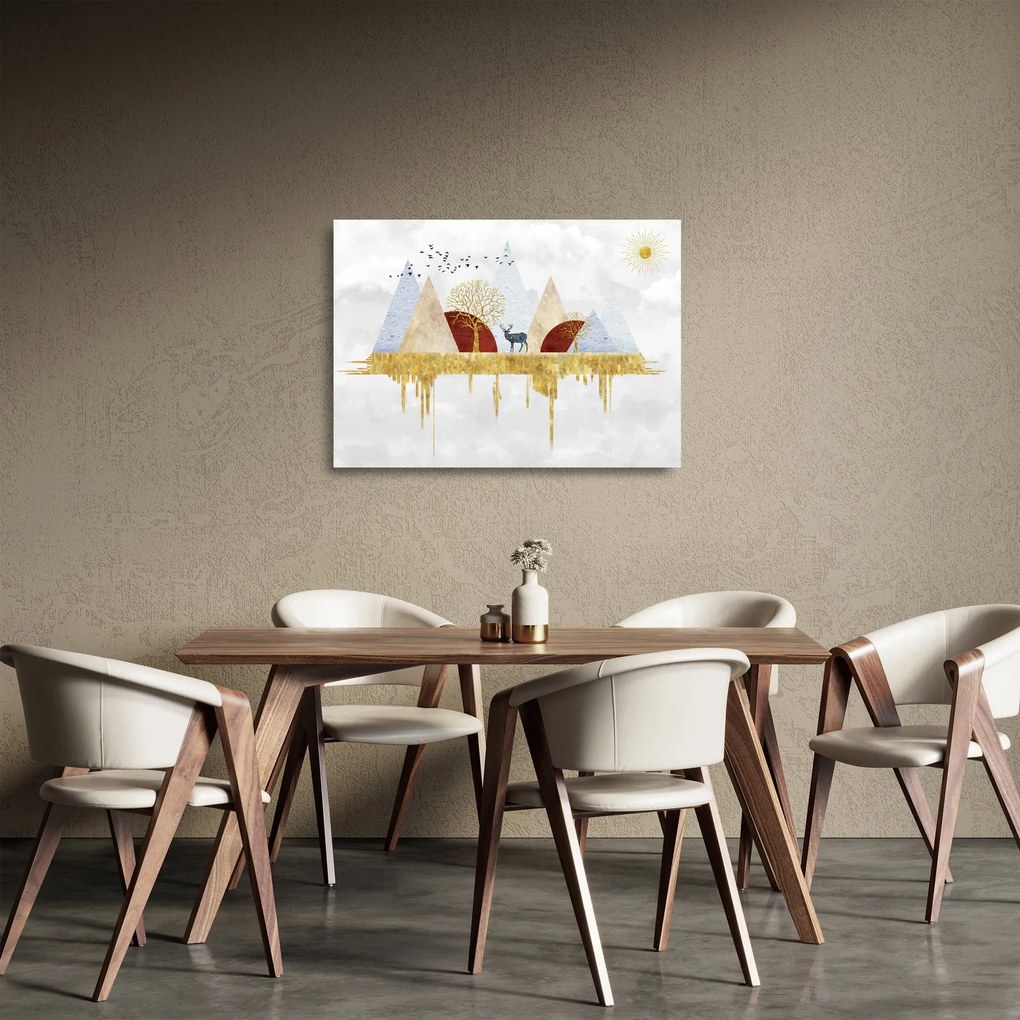 Sklenený obraz - Dekor (70x50 cm)