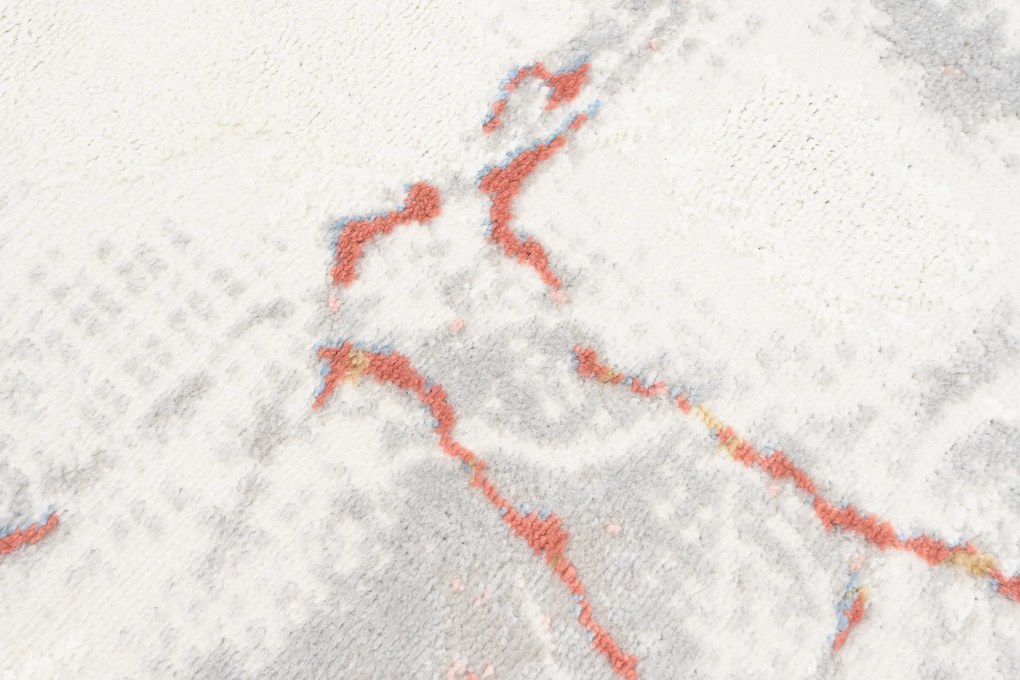 TA Koberec R216A L_GRAY/SALMON PORTLAND Rozmer: 300x400 cm