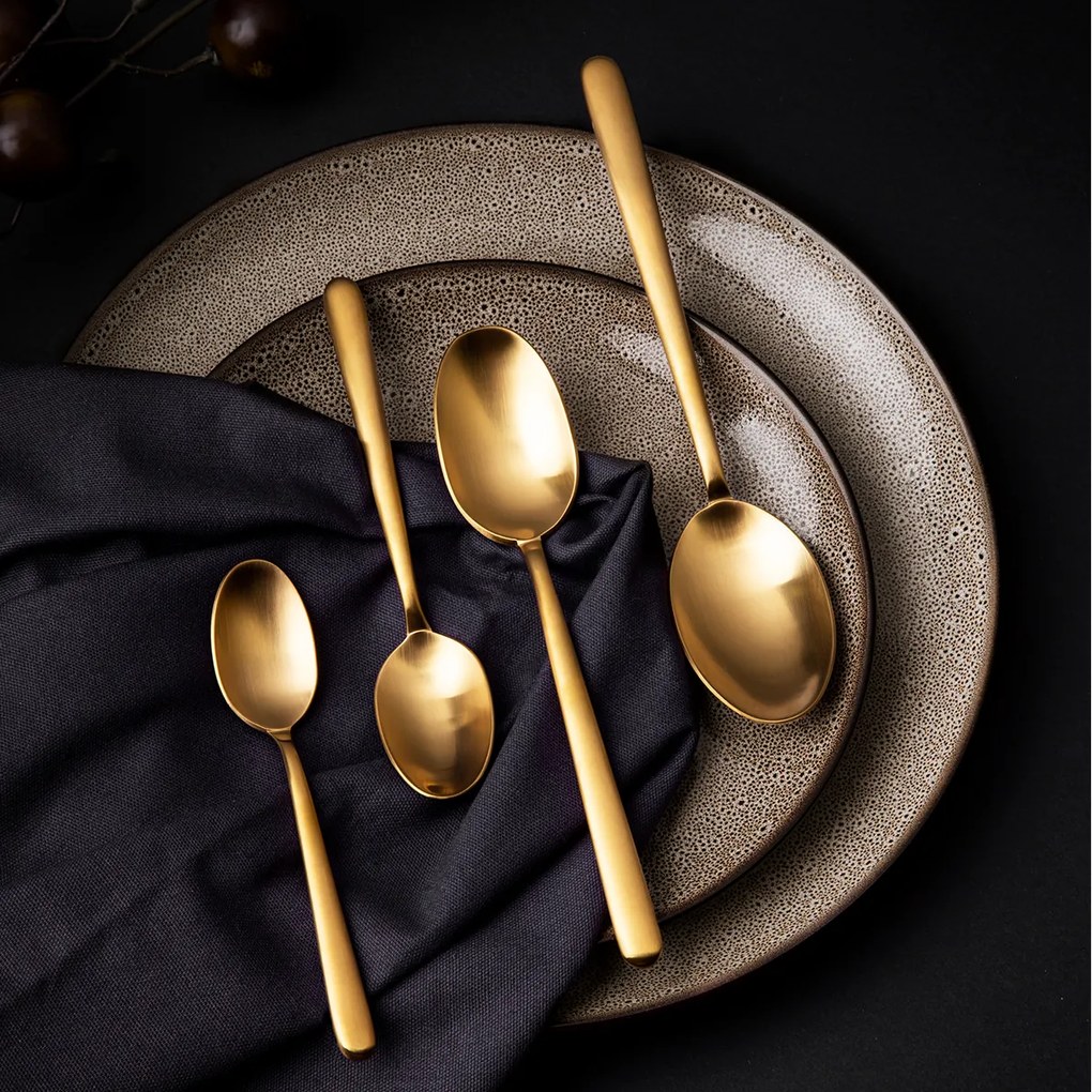 Tanier plytký Coupe 21 cm set 4 ks – Elements Stone - 492562