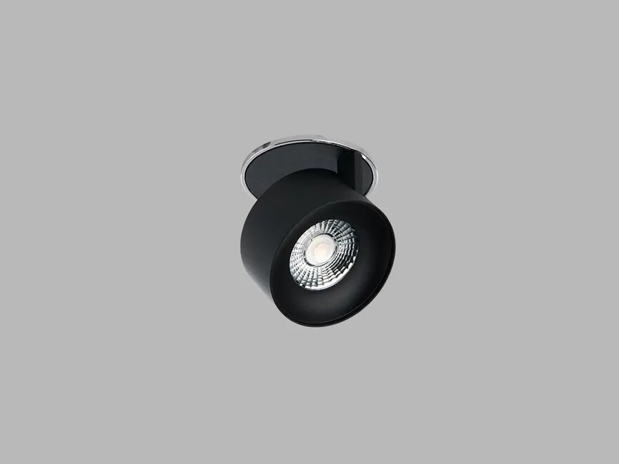 LED2 21507253 Zapustené bodové svietidlo KLIP LED, 11W, 2700K, 770lm, IP20, chrómová/čierna