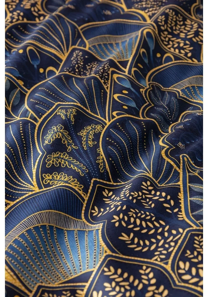 Matějovský Saténové obliečky Livia Blue, 140 x 220 cm, 70 x 90 cm