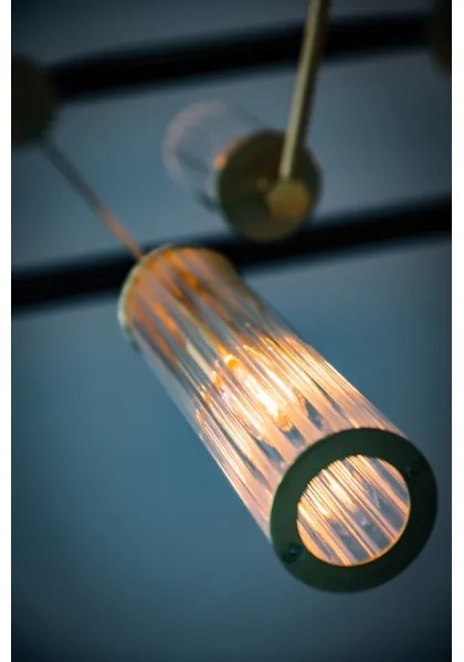 Argon 8489 - Luster na lanku HAMPTON 1xE14/7W/230V zlatá