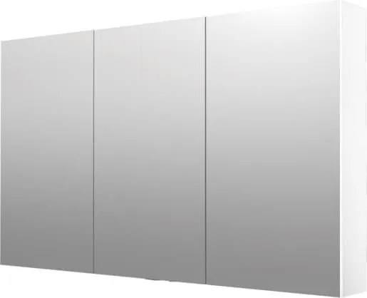 Zrkadlová skrinka Naturel 120x72 cm lamino biela lesklá GALCA1120BL