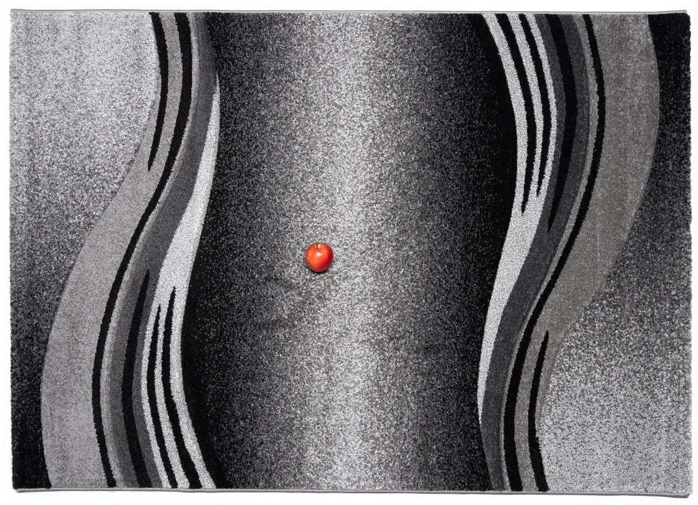 Šedý kusový koberec Enigma grey 9358, 200x290, šedá, kancelária, Spoltex