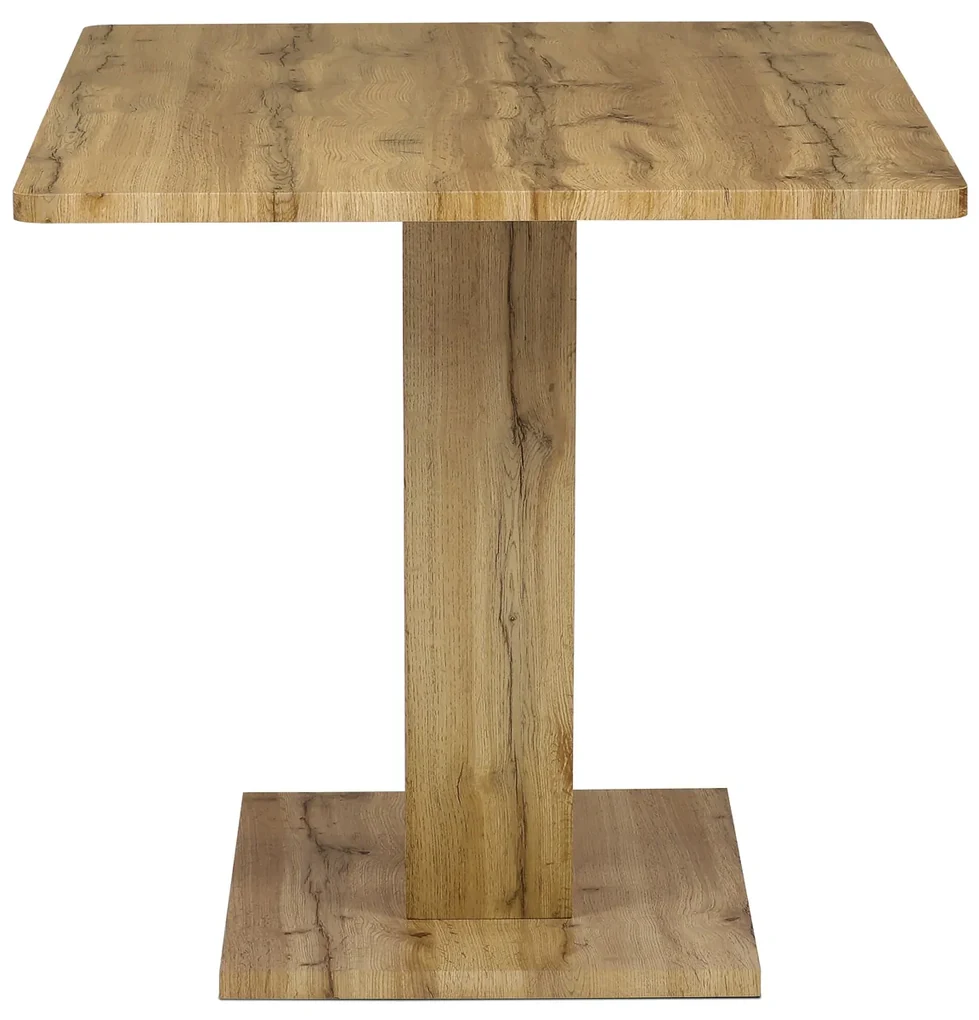 Autronic - Jídelní stůl, 140x80x76 cm, MDF deska, 3D dekor divoký dub - HT-911 OAK VÝPRODEJ