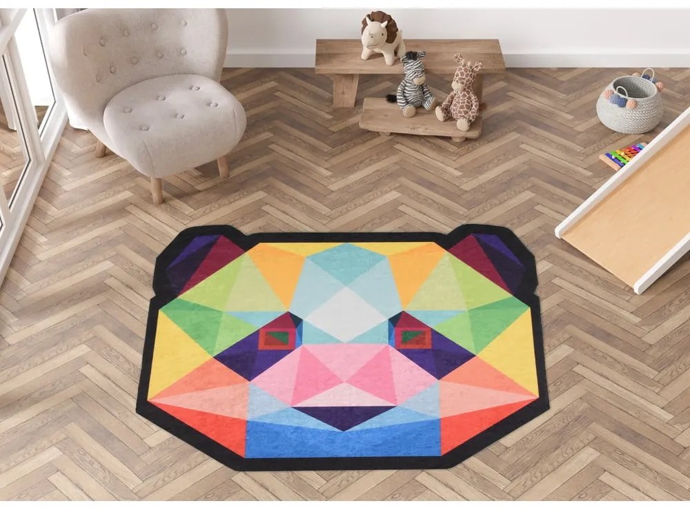 Prateľný detský koberec ø100 cm Rainbow Panda – Vitaus