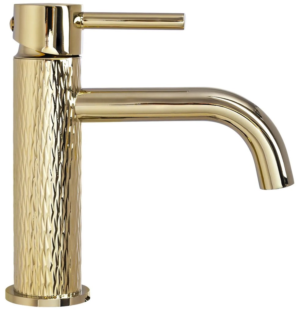 Rea Lungo Art, umývadlová batéria h-165, zlatá lesklá, REA-B6322