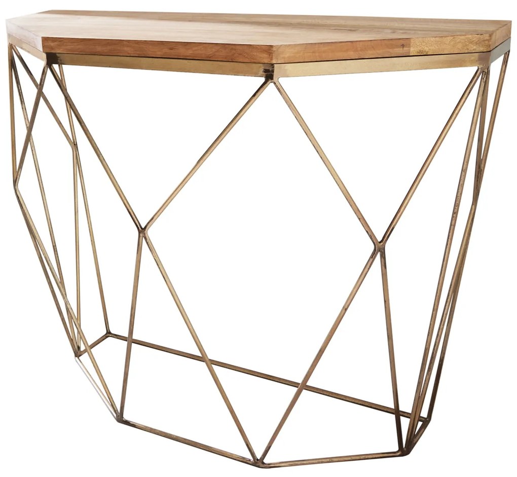 Konzolový stolík Diamond 90cm Mango