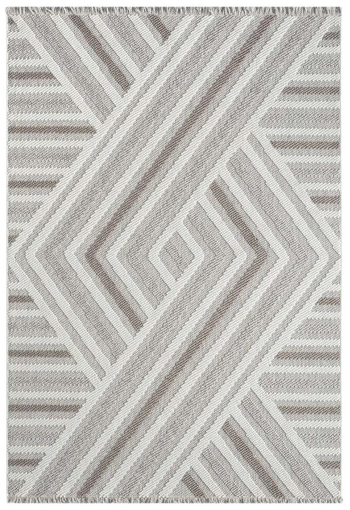 Dekorstudio Moderný koberec LINDO 7590 - béžový Rozmer koberca: 120x170cm