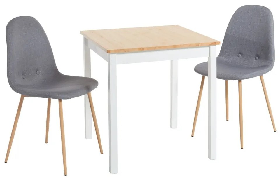 Súprava jedálenského stola Sydney a dvoch jedálenských stoličiek Lissy - Bonami Essentials