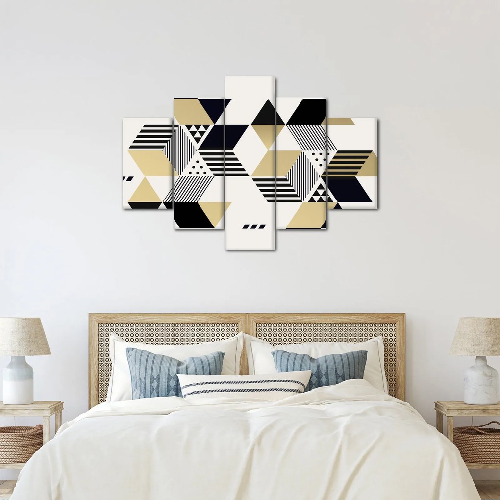 Obraz - Geometrické tvary N⁰1 (150x105 cm)