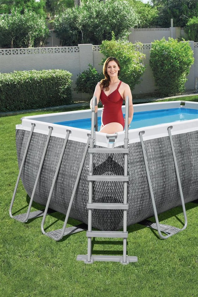 BESTWAY Power Steel Bazénový set 412 x 201 x 122 cm, kartušová filtrácia 56722