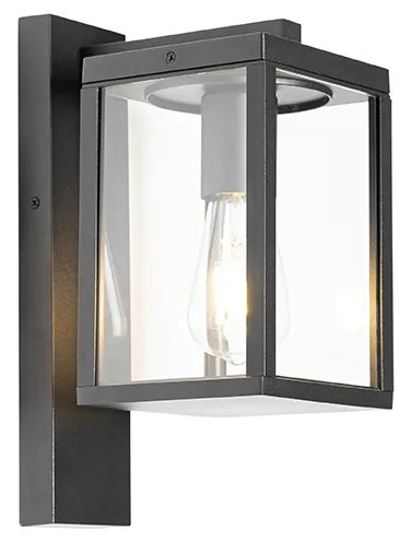 Priemyselná vonkajšia nástenná lampa čierna IP44 - Charlois