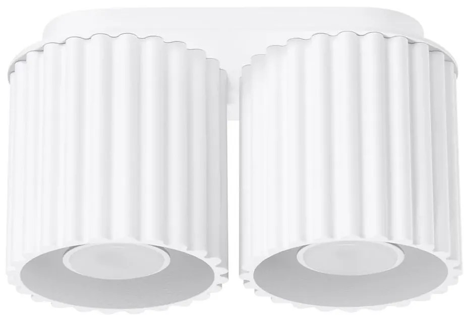 Sollux SL.1780 - Bodové svietidlo AURA 2xGU10/10W/230V biela