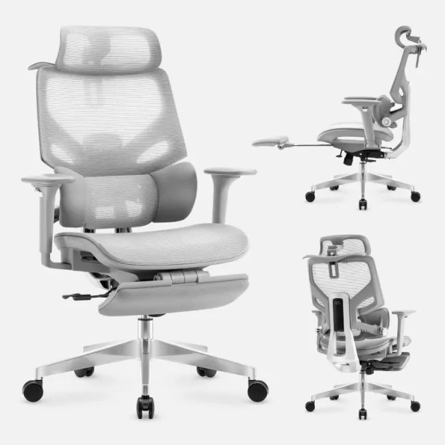 Kancelárska stolička Expert 8.7 Grey Mesh