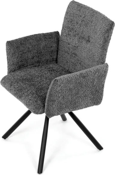 Jedálenská stolička sivá DCH-W1117 GREY2