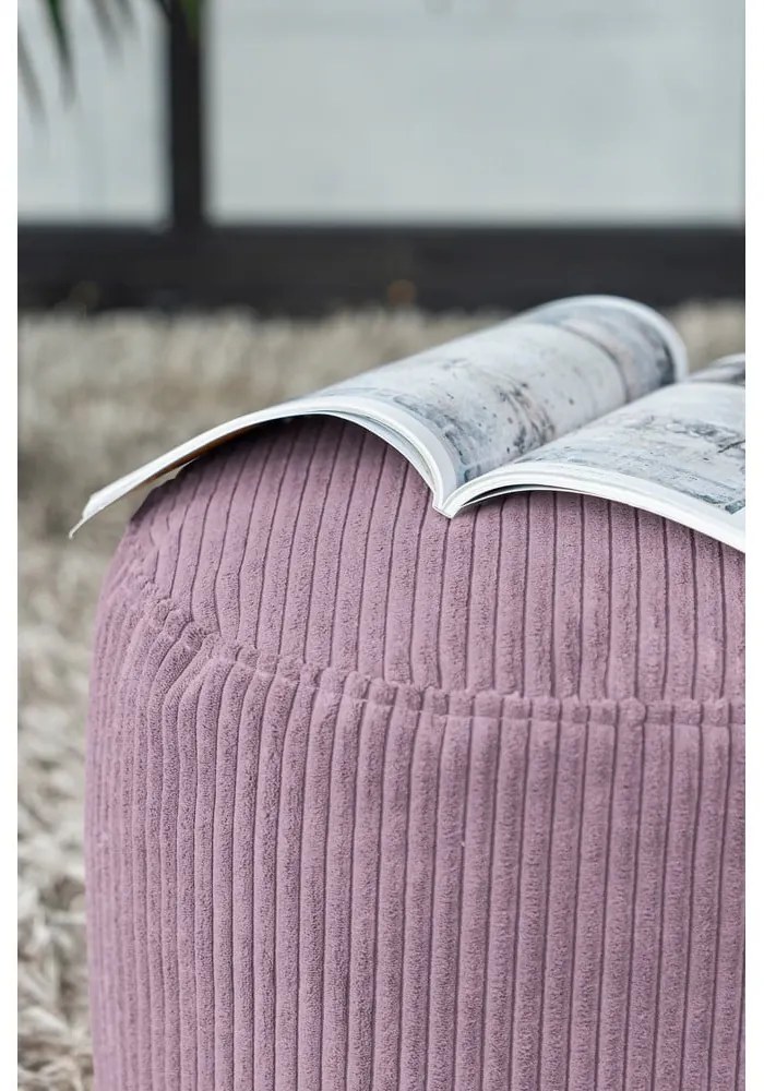 Tmavohnedý menčestrový sedací vak Mini – SLOWDOWN