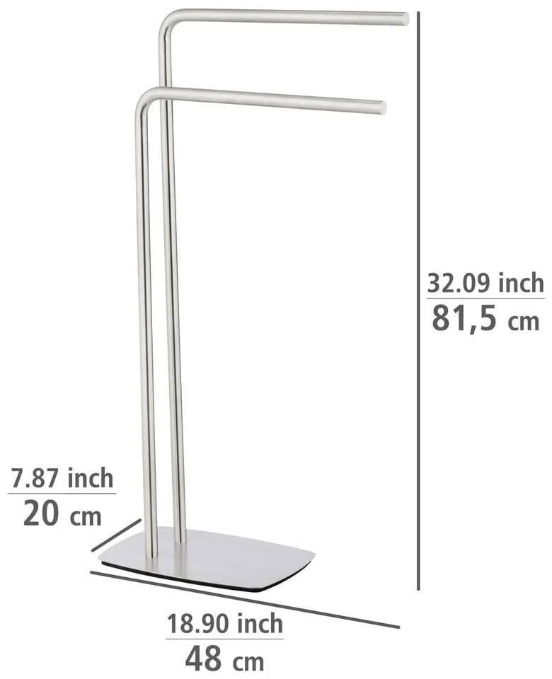 Stojan na uteráky z nerezovej ocele Iria - Wenko