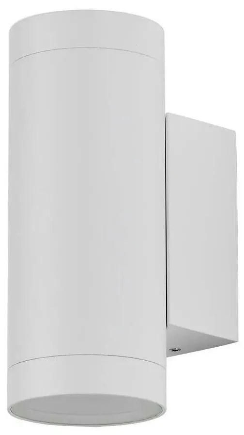 Vonkajšie nástenné svietidlo 2xGU10/40W/230V IP54 biela