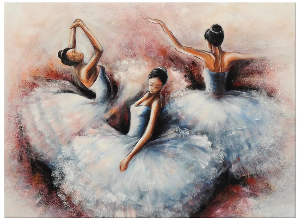 Gario Ručne maľovaný obraz Nádherné baletky Rozmery: 100 x 70 cm