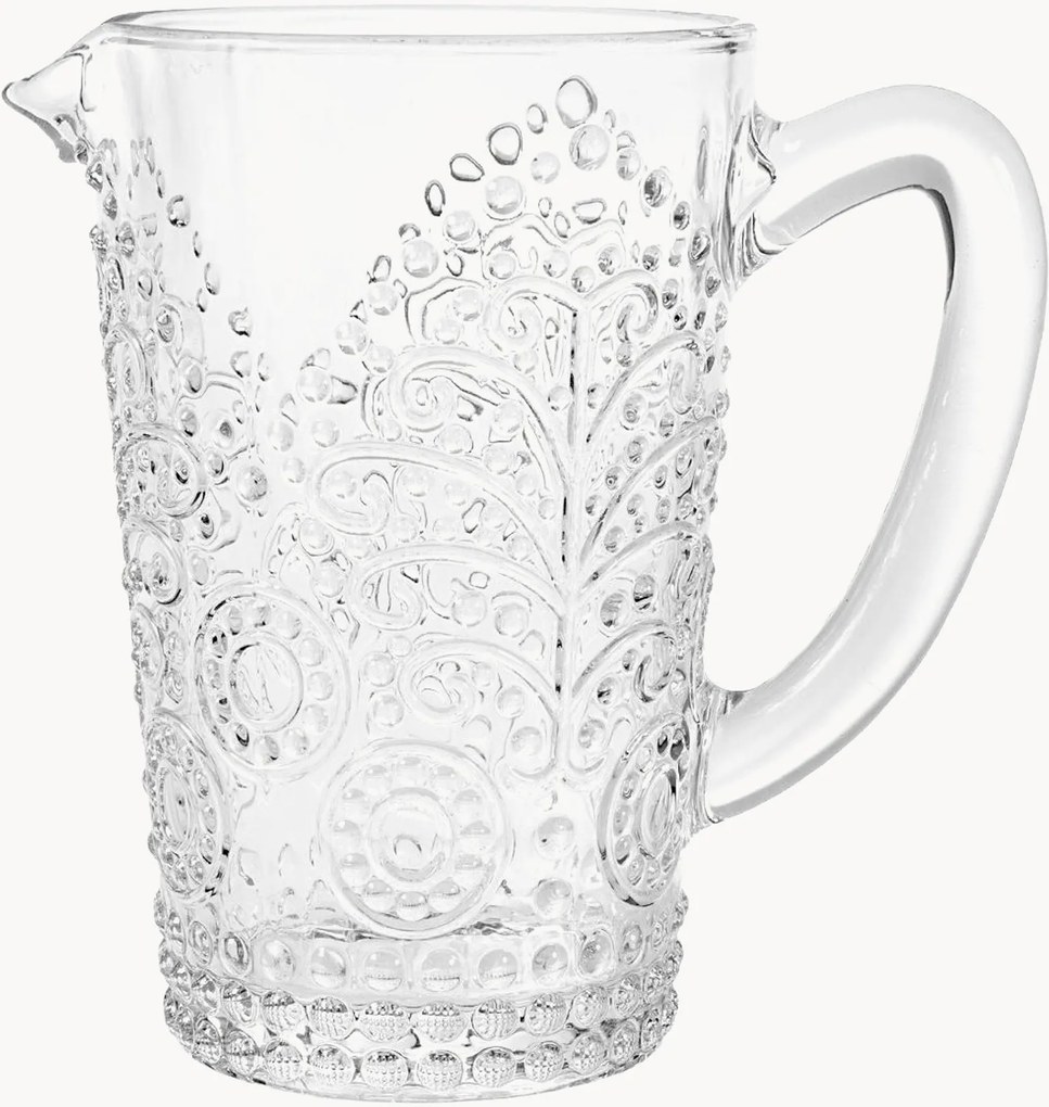 Štruktúrovaný sklenený džbán Garden, 1,35 l