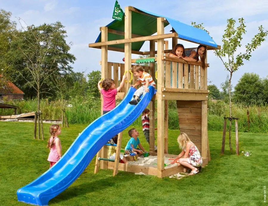 Ihrisko Jungle Fort so šmykľavkou a modulom Climb Frame 2.0