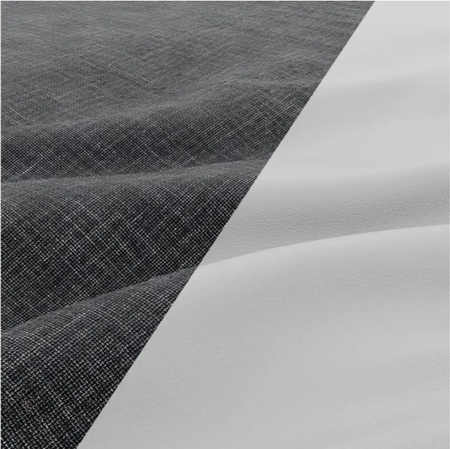 Trojmiestna rozkladacia sedačka LUNA tmavosivá / biela