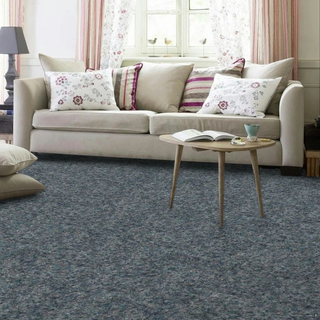 Beaulieu International Group, Koberec metráž New Orleans 539 s podkladom Resine, na mieru, šíře 4m, modrá, resine, chodba / predsieň