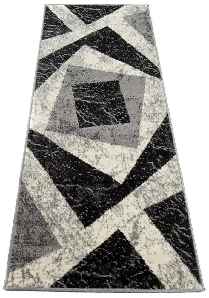 Kusový koberec PP Gil šedý atyp 100x200cm