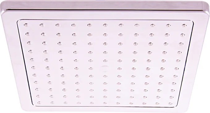 Slezák - RAV Hlavová sprcha hranatá plastová 20x20cm - PS0051, Chróm