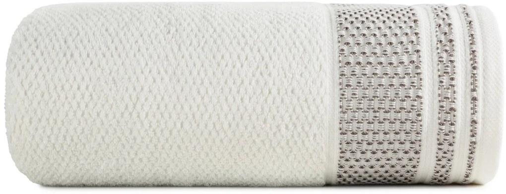 BAVLNENÝ UTERÁK SUZANA 70X140 CM KRÉMOVÁ