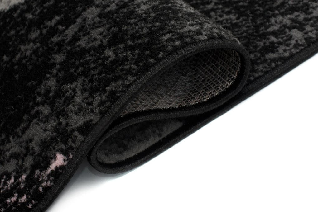 TA Koberec K855F BLACK CHEAP PP EWL Sivý Obdĺžnikový Rozmer: 120x170 cm