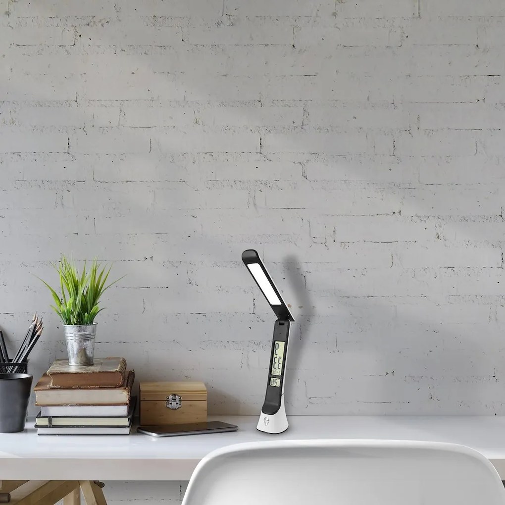 Stolná LED lampa Tori, 1x LED 5w, 3000-6000k, b/w