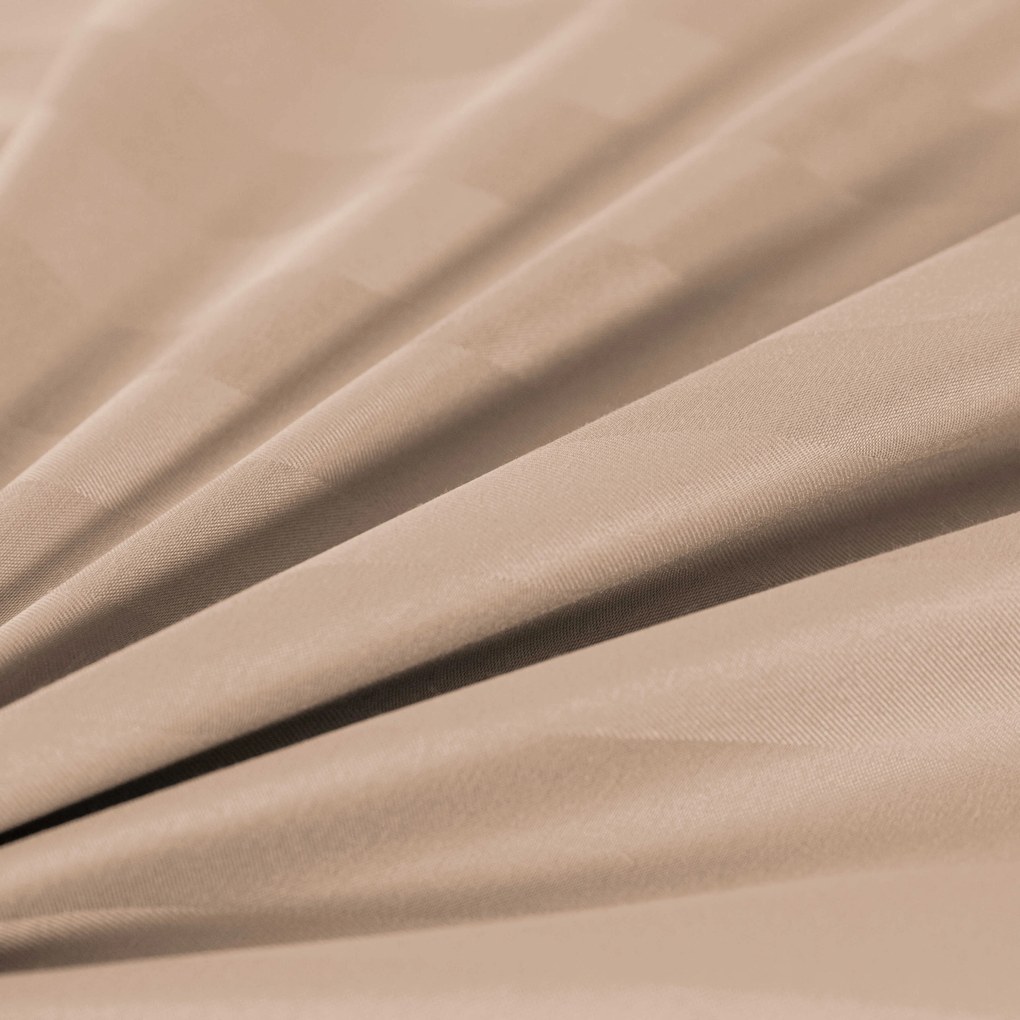 Hotelové obliečky z mikrovlákna JASMINE béžové - prúžok 2 cm Rozmer obliečky: 2 ks 70 x 90 cm | 200 x 220 cm