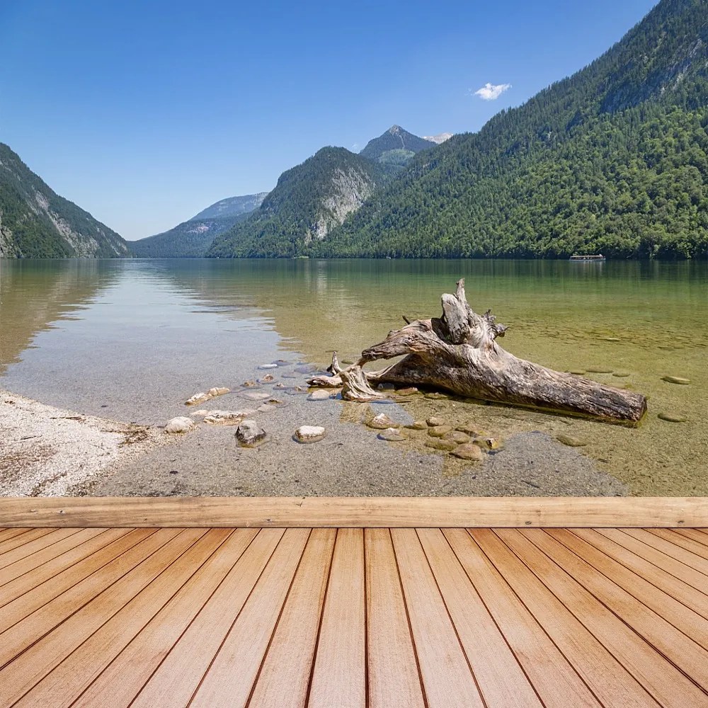 Fototapeta Vliesová Koenigssee bavorsko 104x70 cm