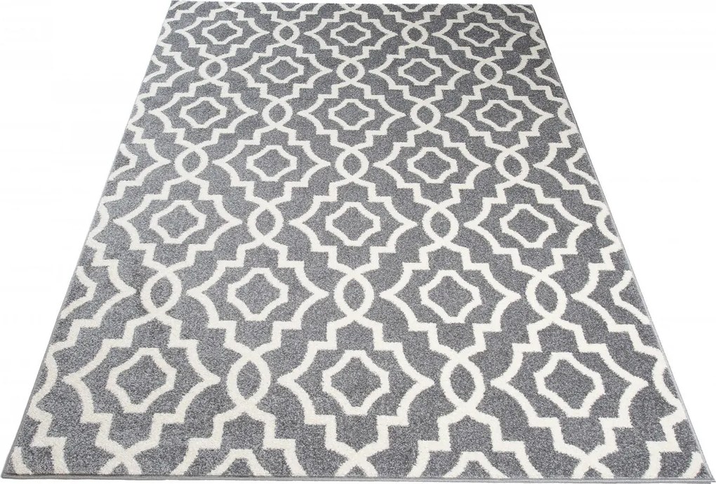 TA Koberec L894A SIVÉ MAROKO O0X Rozmer: 80x150 cm