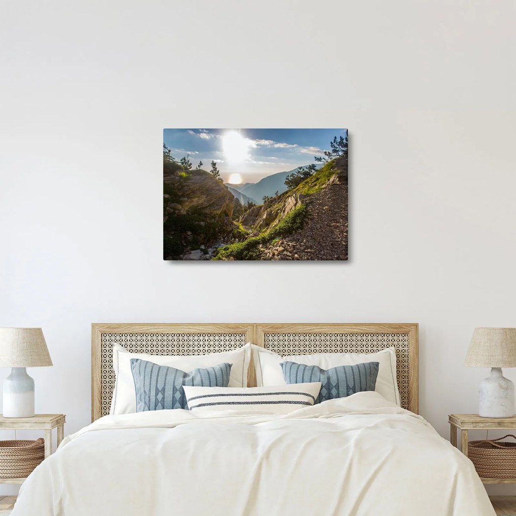 Obraz - Hora Olymp (70x50 cm)