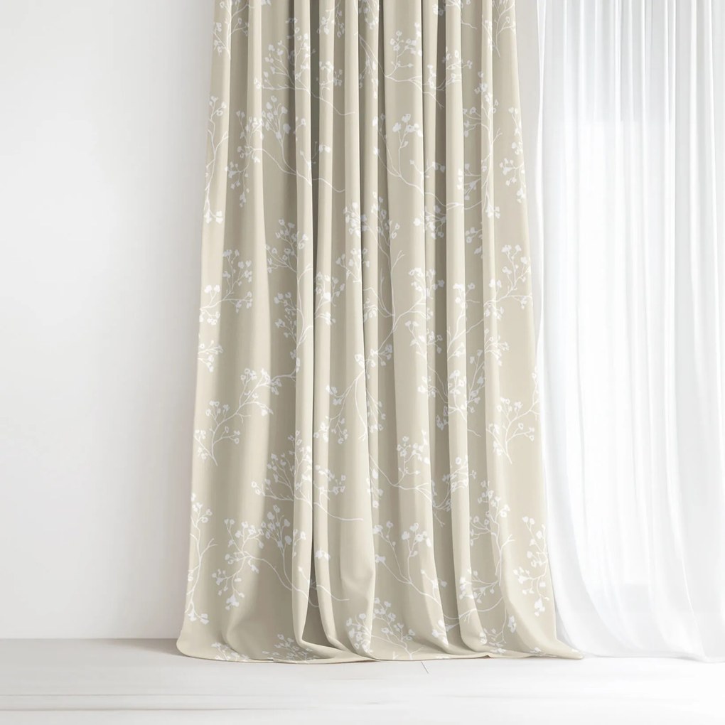 Goldea dekoračný záves - popínavé rastliny 220x150 cm