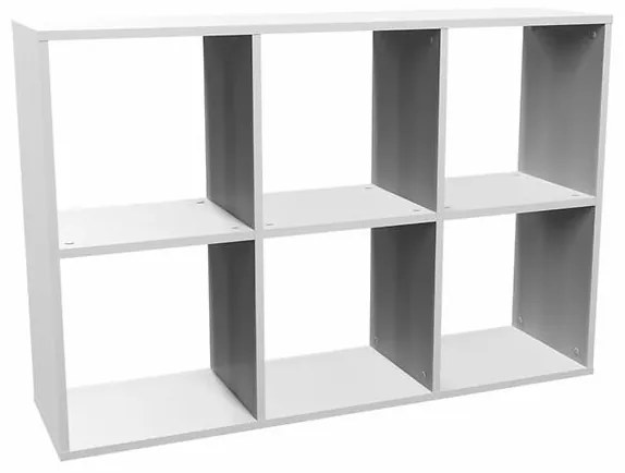 Regál Malax 2x3 Biela