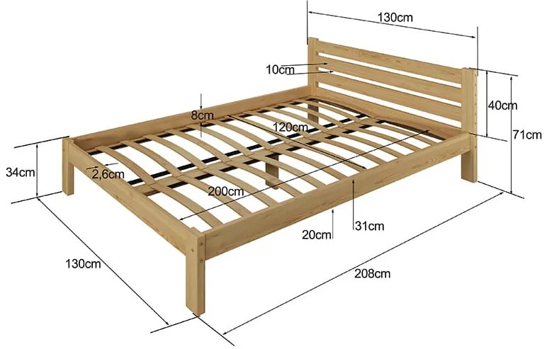Posteľ Amelia 120 x 200 cm, sivá Rošt: S latkovým roštom, Matrac: Matrac Somnia 17 cm