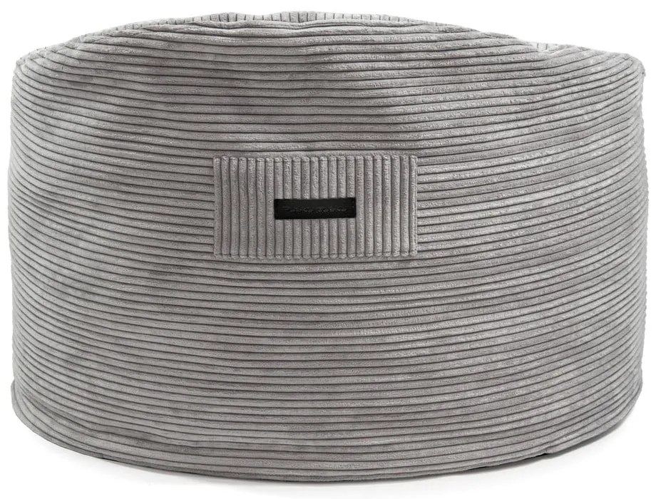 Tmavohnedý menčestrový detský sedací vak Om 85 – SLOWDOWN