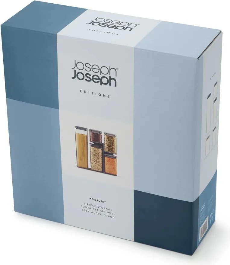 Dózy v súprave 5 ks na potraviny Podium – Joseph Joseph
