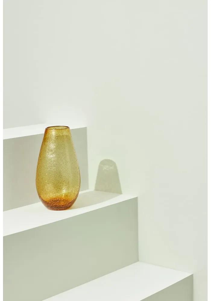 Sklenená ručne vyrobená váza Glow - Hübsch