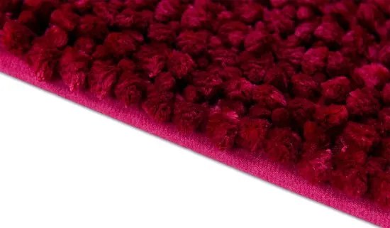 Kúpeľňová predložka Ella micro červená, 60x90, červená, kúpeľňa, BO-MA