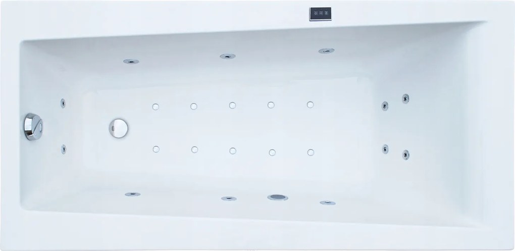 Obdĺžniková Vaňa S Hydromasážou Hydro Air 160x75